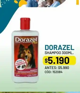 Cruz Verde Dorazel plus perros contra pulgas y garrapatas permetrina 0,1% shampoo medicado 300 ml oferta