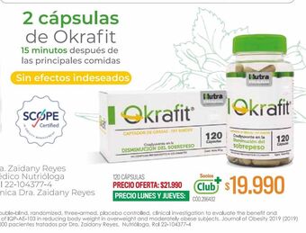 Cruz Verde Okrafit 120 cápsulas oferta