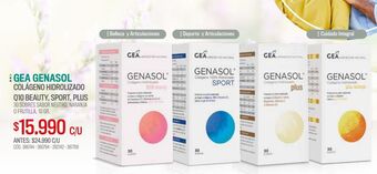Cruz Verde Genasol plus 30 sobres colágeno hidrolizado 10gr oferta