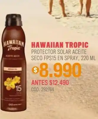 Cruz Verde Protector solar hawaiian tropic 220ml oferta