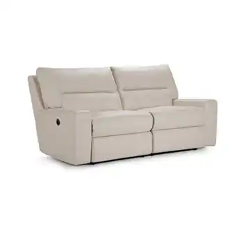 Rosen Sofá reclinable tolstoi 3 cuerpos eléctrico cuero madrás oferta
