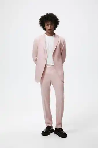 Zara Blazer con lino conjunto oferta