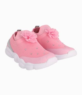 Limonada Zapatilla con flor bebé niña rosado oferta