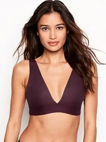 Unlined soft wireless lounge bra
