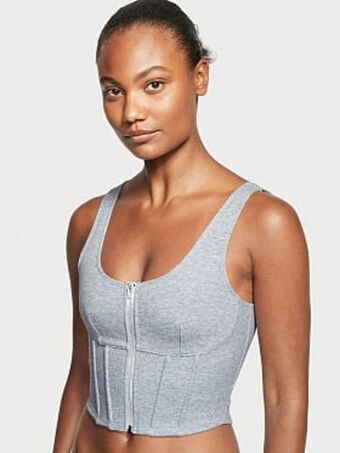 Victoria's Secret Cotton fleece corset tank top oferta