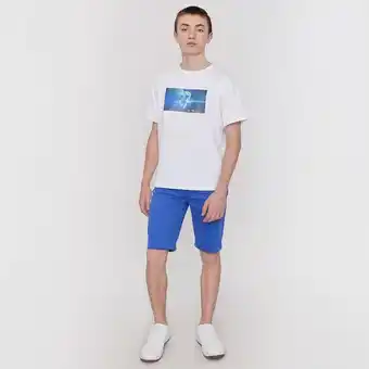 Corona Short niño teen denim azul oferta