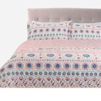 Rosen Quilt stamp estampado mahal super king oferta