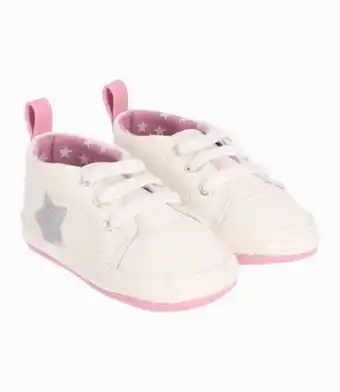 Limonada Zapatilla con estrella recién nacida blanco 4 kids oferta