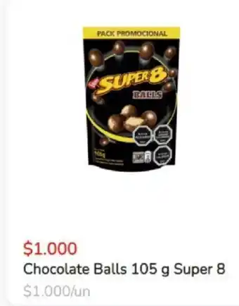 Super Bodega a Cuenta Super 8 Chocolate Balls 105g oferta