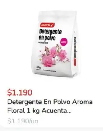 Super Bodega a Cuenta Acuenta Detergente En Polvo Aroma Floral 1 kg oferta