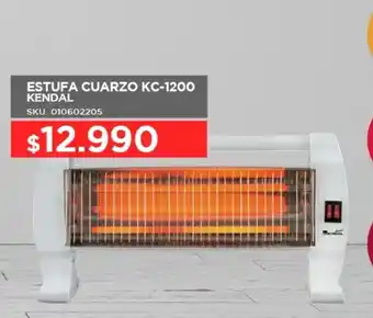 Multicentro Estufa Cuarzo KC-1200 SKU. 010602205 oferta