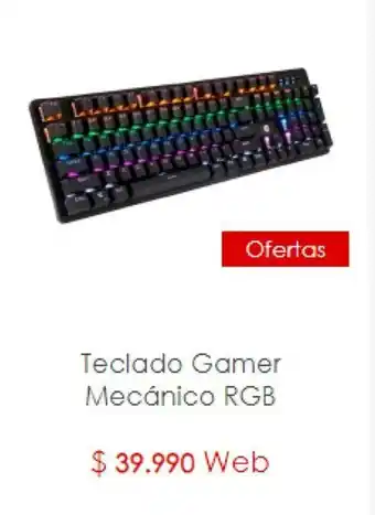Microplay Teclado Gamer Mecánico RGB oferta