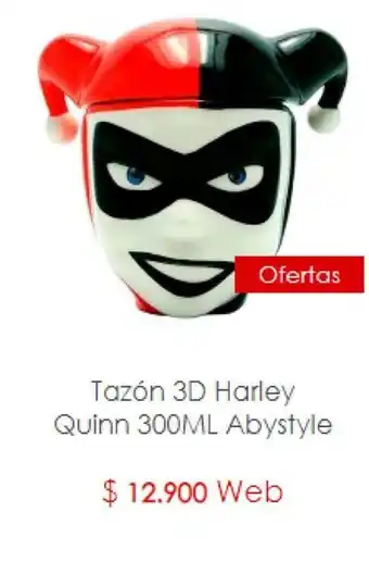 Microplay Tazon 3D Harley Quinn 300ML Abystyle oferta