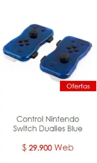 Microplay Control Nintendo Switch Dualies Blue oferta