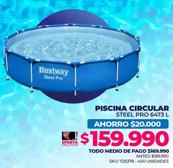 Piscina Circular Steel Pro 6473L