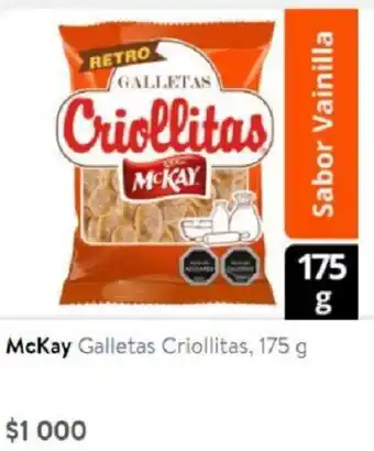 Lider McKay Galletas Criollitas 175g oferta