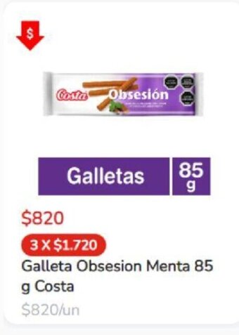 Super Bodega a Cuenta Costa Galleta Obsesion Menta 85 g oferta