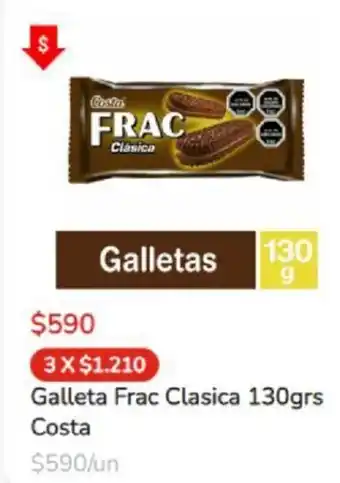 Super Bodega a Cuenta Costa Galleta Frac Clasica 130grs oferta