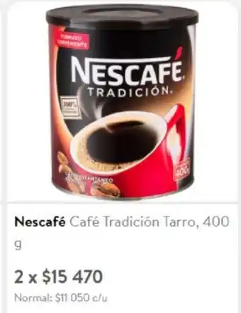 Lider Nescafe Cafe Tradicion Tarro 400 g oferta