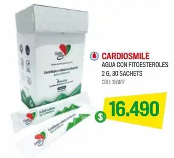 Cruz Verde Cardiosmile agua con fitoesteroles 2 gr 30 sachets oferta