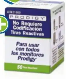 Cruz Verde Prodigy autocode 50 tiras reactivas oferta