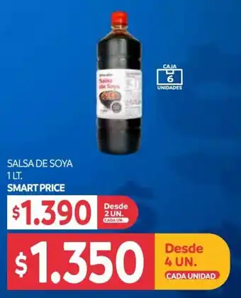 Salsa de Soya 4 un. x 1lt Smart Price