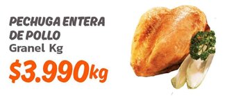 Mayorista 10 Pechuga Entera de Pollo granel kg oferta