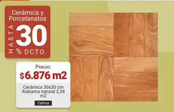 Easy Celima Ceramica 30 x 30 cm Alabama natural 2.34 m2 oferta