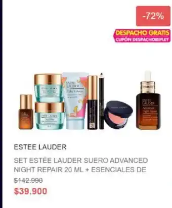 Ripley Estee Lauder Set Estee Lauder Suero Advanced Night Repair 20 ml + Esenciales de oferta