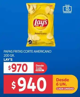 Lay's Papas Fritas Corte Americano 200gr