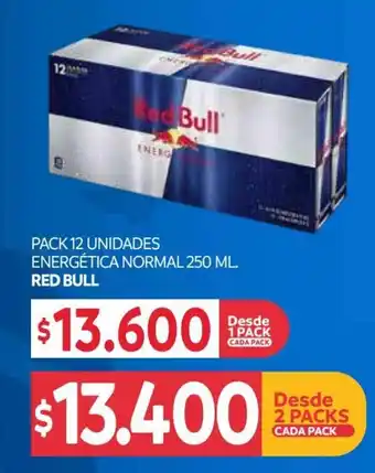 Red Bull Pack 12 Unidades Energetica Normal 250 ml