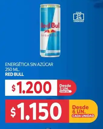 Central Mayorista Red Bull Energetica Sin Azucar 250 ml oferta