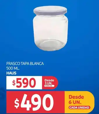 Haus Frasco Tapa Blanca 500 ml