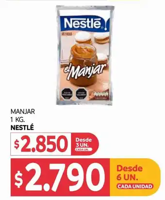 Central Mayorista Nestle Manjar 1 kg oferta