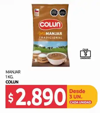 Central Mayorista Colun Manjar 1 kg oferta