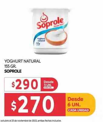 Soprole Yoghurt Natural 155 gr