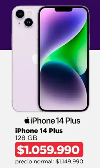 Ripley Apple iPhone 14 Plus 128 GB oferta