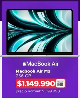 Ripley Apple MacBook Air M2 256 GB oferta