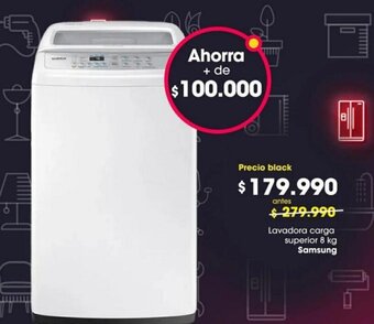 Easy Samsung Lavadora carga superior 8 kg oferta