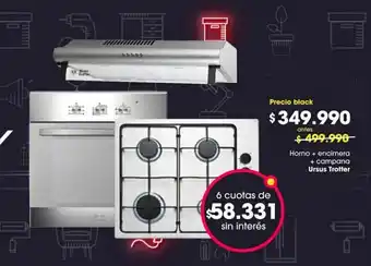 Easy Ursus Trother Horno + encimera + campana oferta