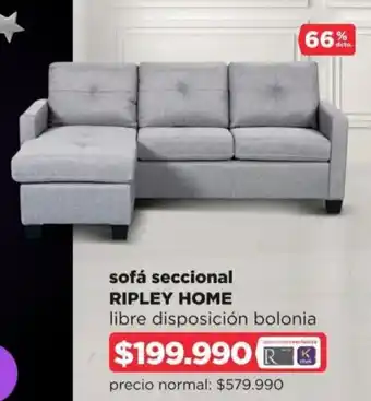 Ripley Ripley Home sofa seccional libre disposicion bolonia oferta