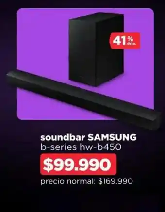 Ripley Samsung soundbar b-series hw-b450 oferta