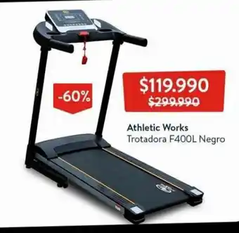 Lider Athletic Works Trotadora F400L Negro oferta