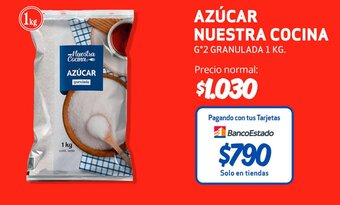 Unimarc Azúcar Nuestra Cocina 1kg oferta