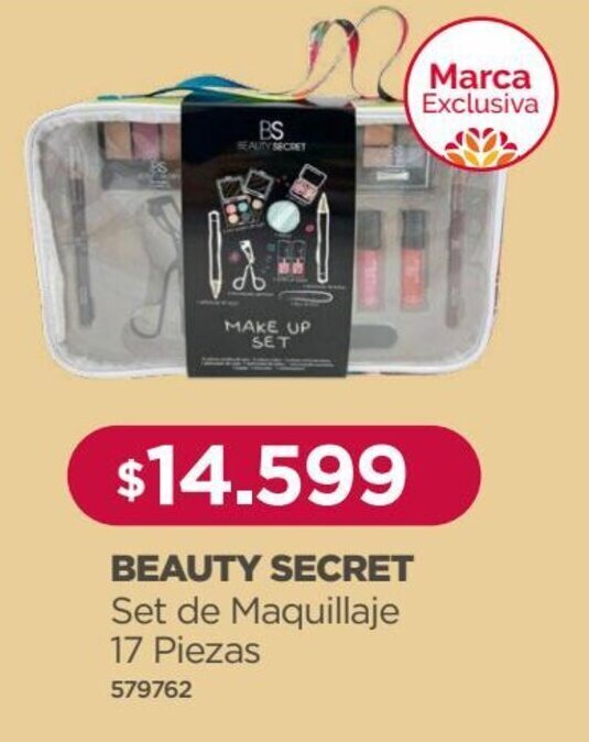 Beauty Secret Set de Maquillaje 17 Piezas oferta en Preunic Beauty Secret Set de Maquillaje 17 Piezas oferta en Preunic