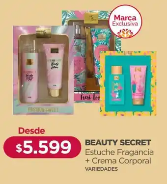 Beauty Secret Estuche Fragancia + Crema Corporal