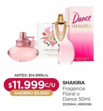 Preunic Shakira Fragancia floral o Dance 50ml oferta