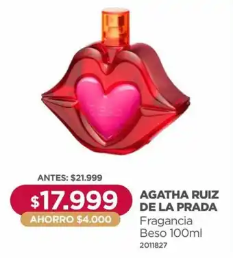 Agatha Ruiz de la Prada Fragancia Beso 100ml