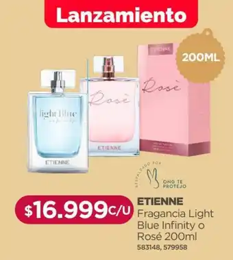 Preunic Etienne Fragancia Light Blue Infinity o Rosé 200ml oferta