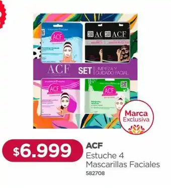 Preunic ACF Estuche 4 Mascarillas Faciales oferta